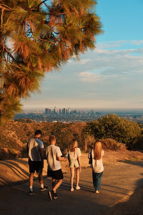 Hiking with friends